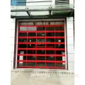 Aluminum glass sectional overhead doors